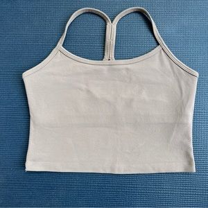 Beyond yoga racerback cropped tank